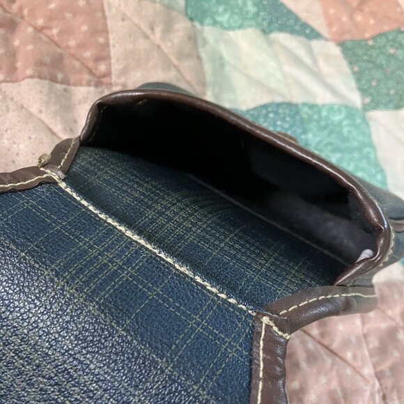 Vintage Esprit Mini Belt Bag Bum Bag Fanny Pack Crossbody Plaid 90s Grunge - Picture 9 of 13